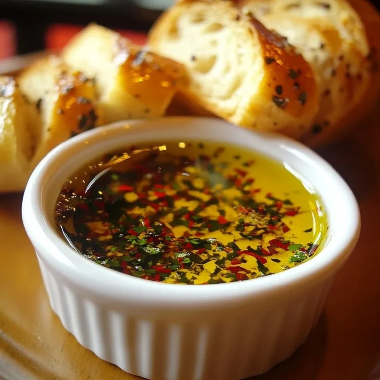 Carrabba's Bread Dipping Oil 2 Delicious Carrabba's bread dipping oil drizzled over fresh bread.