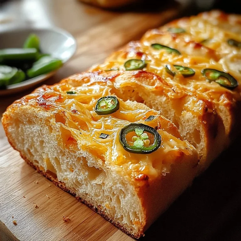Jalapeño Cheddar Bread 2 Freshly baked Jalapeño Cheddar Bread with cheese and jalapeños